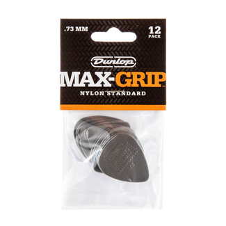 Dunlop Max-Grip Nylon Standard .73mm Guitar Picks (12-Pack)