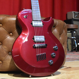 Yamaha AES820D6 Drop 6 Baritone Electric Guitar - Custom Pro Refin in Chrysler Inferno Red (Used)