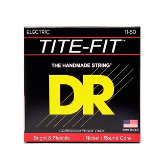 DR Strings DR Strings TITE-FIT™ - Nickel Plated Electric Guitar Strings: Heavy 11-50