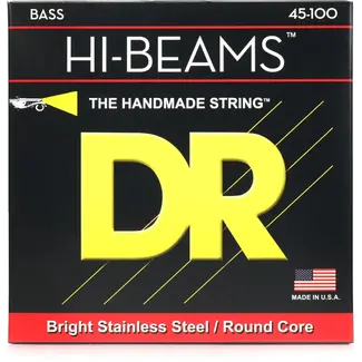 DR Strings DR Strings HI-BEAM™ - Stainless Steel Bass Strings: Light to Medium 45-100