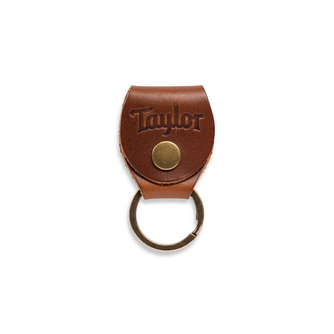 Taylor Key Ring w/Pick Holder, Med Brown