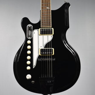 Eastwood Eastwood Airline '59 Custom Newport Left-Handed Electric Guitar - Black w/ OHSC (Used)