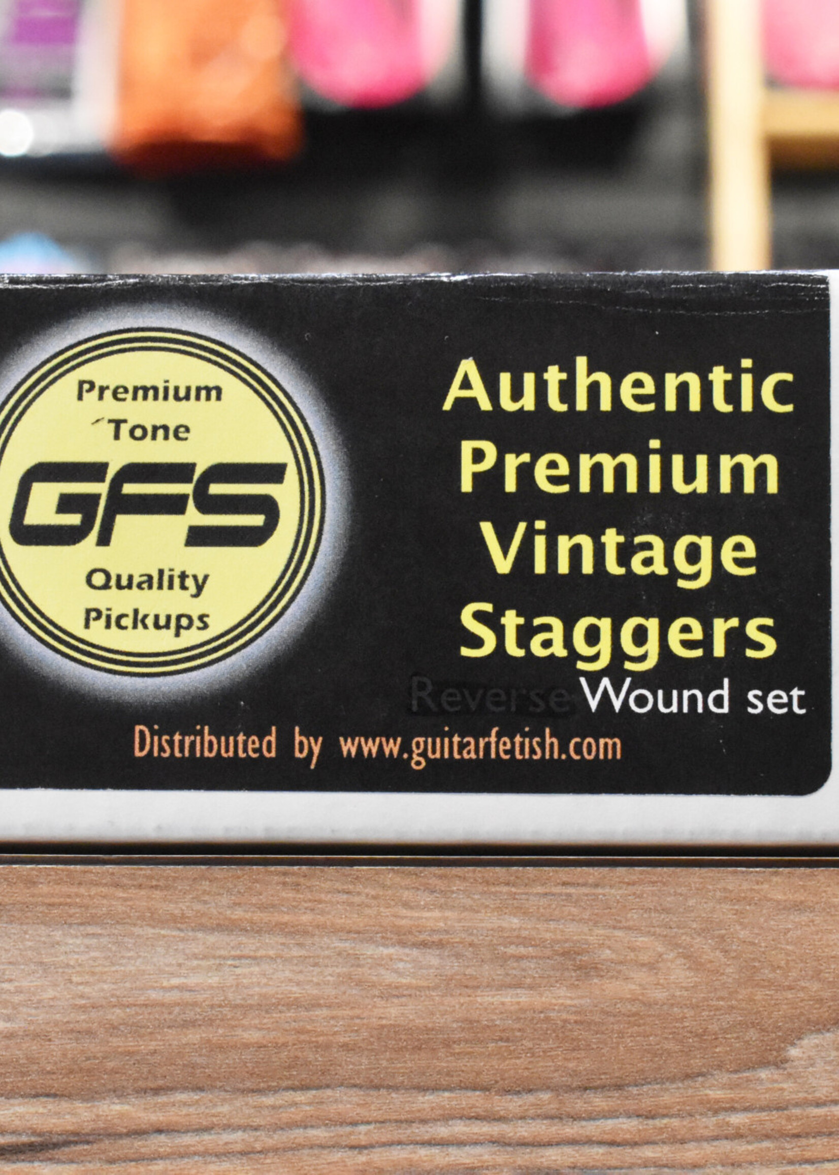 Guitar Fetish GFS Guitar Fetish I17 Authentic Premium Vintage Staggers, Single Coil Strat Pickup Set - White Covers (Used)