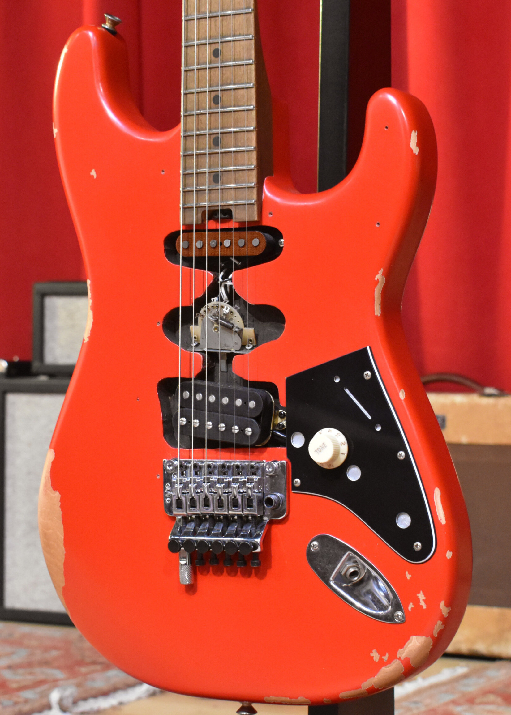 EVH EVH Frankenstein Series Relic Electric Guitar - Red (Used/MIRC)