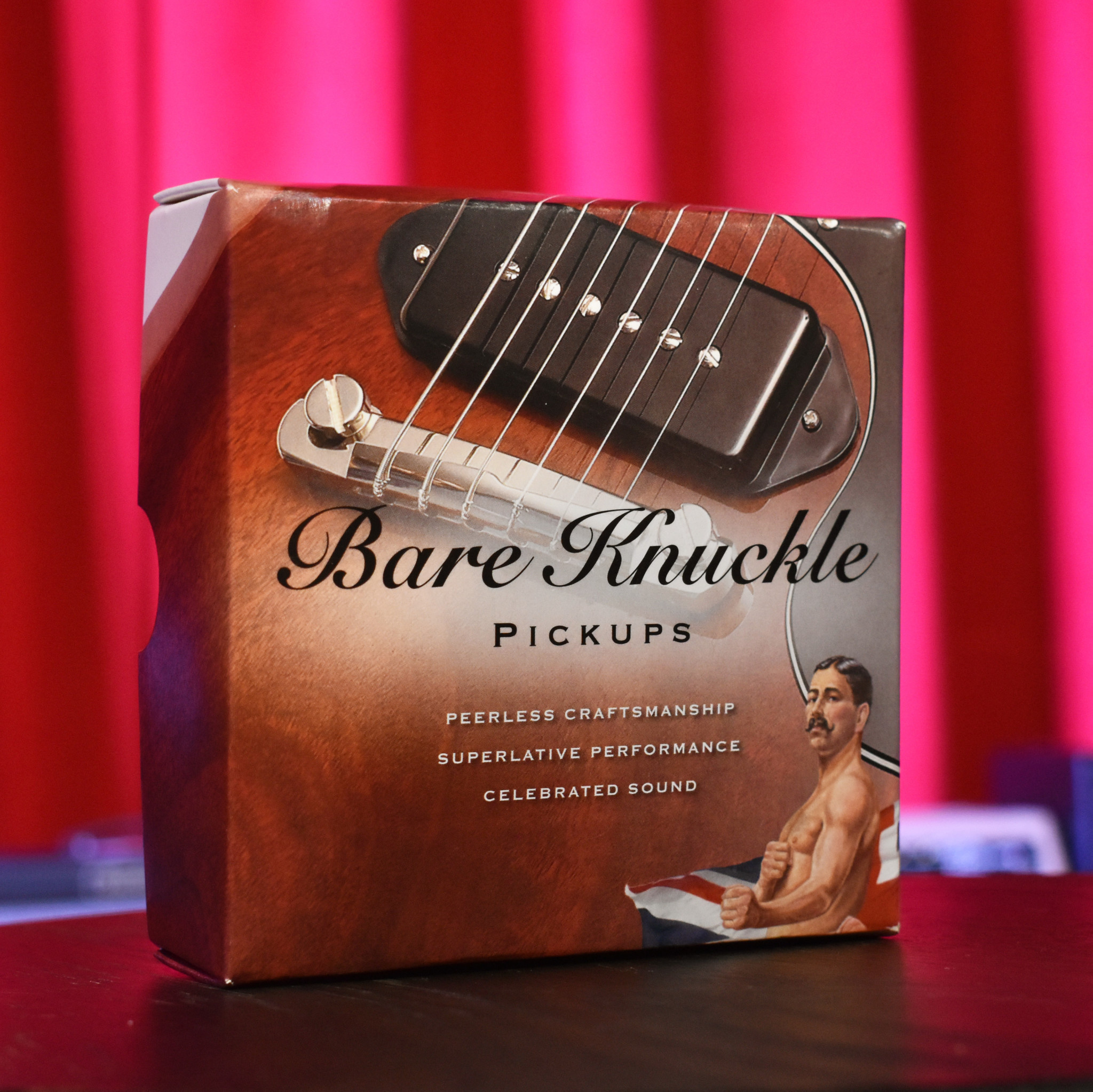Bare Knuckle Blue Note P90 Bridge Pickup - Soapbar, Black Cover 
