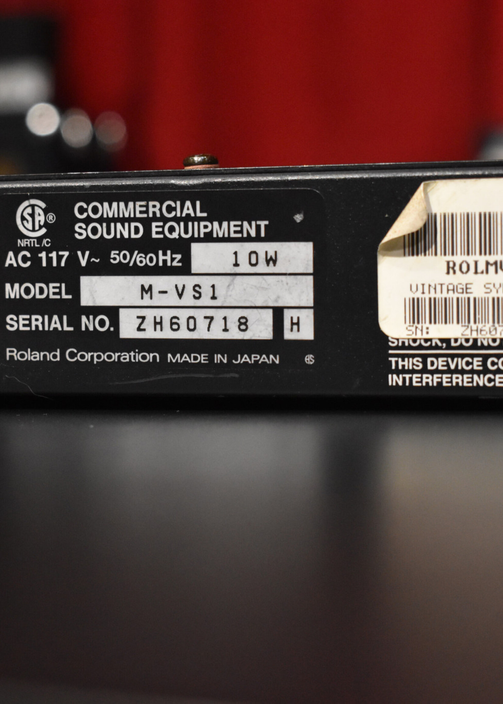 Roland Roland M-VS1 Vintage Synth Sound Expansion Module (Used)