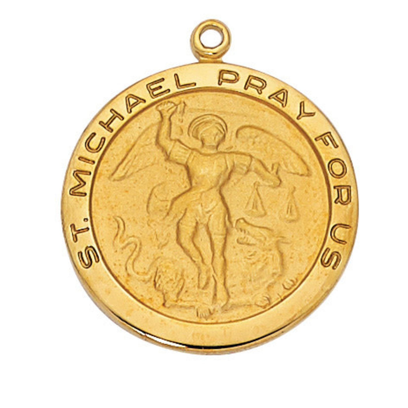 Gold over Sterling St. Michael Medal