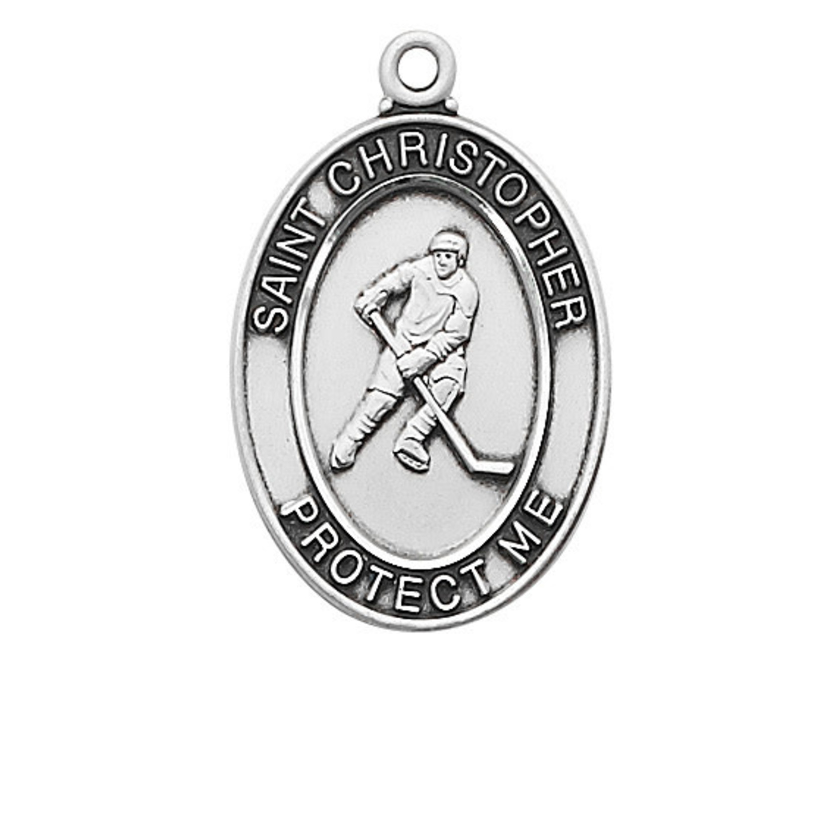 Sterling Silver Hockey Medal
