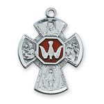 Sterling Silver 4-way Cross Medal