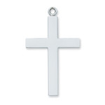 Sterling Silver Lord's  Prayer Cross Pendant