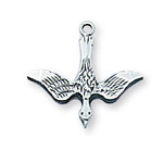 Sterling Silver Holy Spirit Dove Pendant