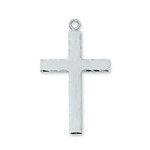 Sterling Silver Lord's Prayer Cross Pendant