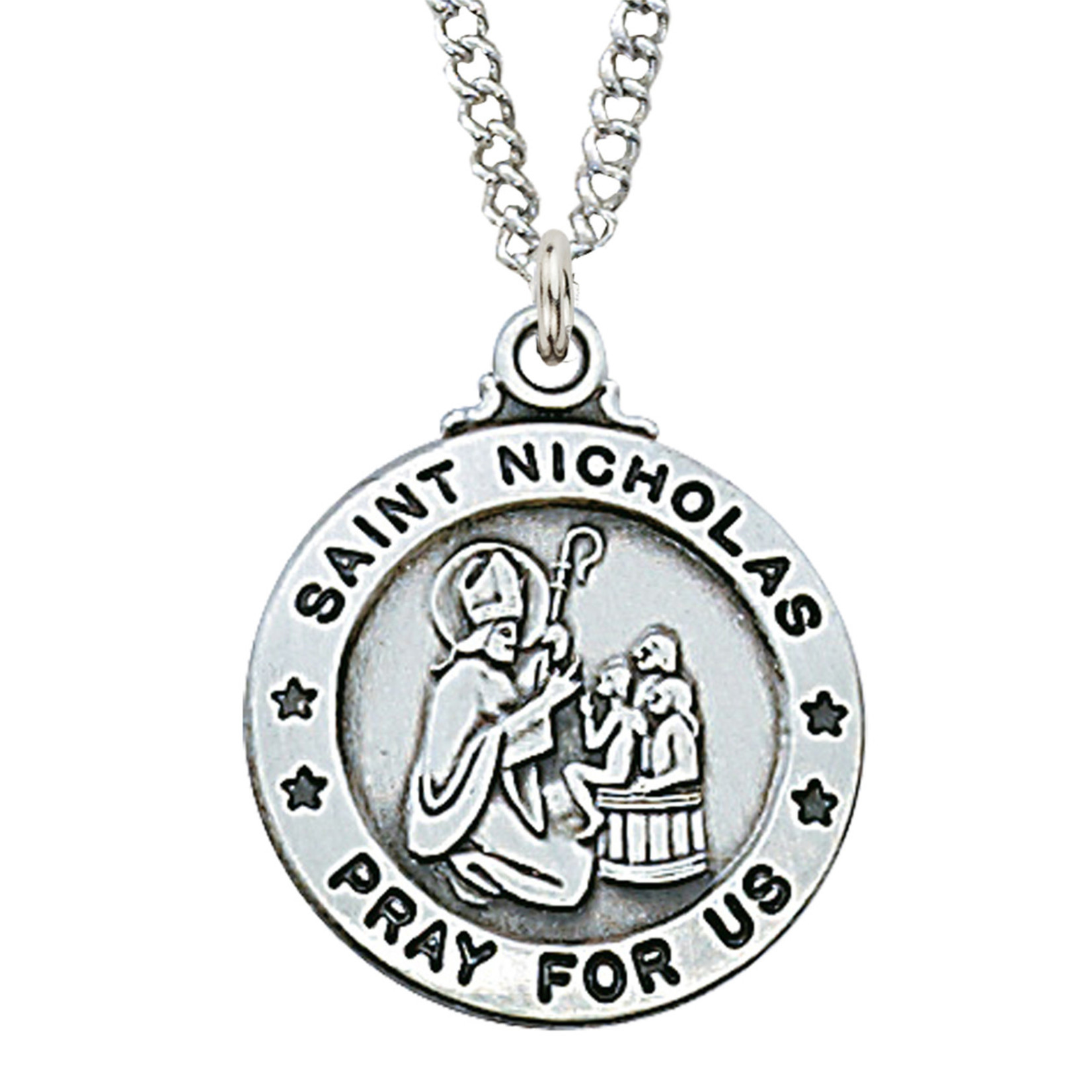 Sterling Silver St. Nicholas Medal