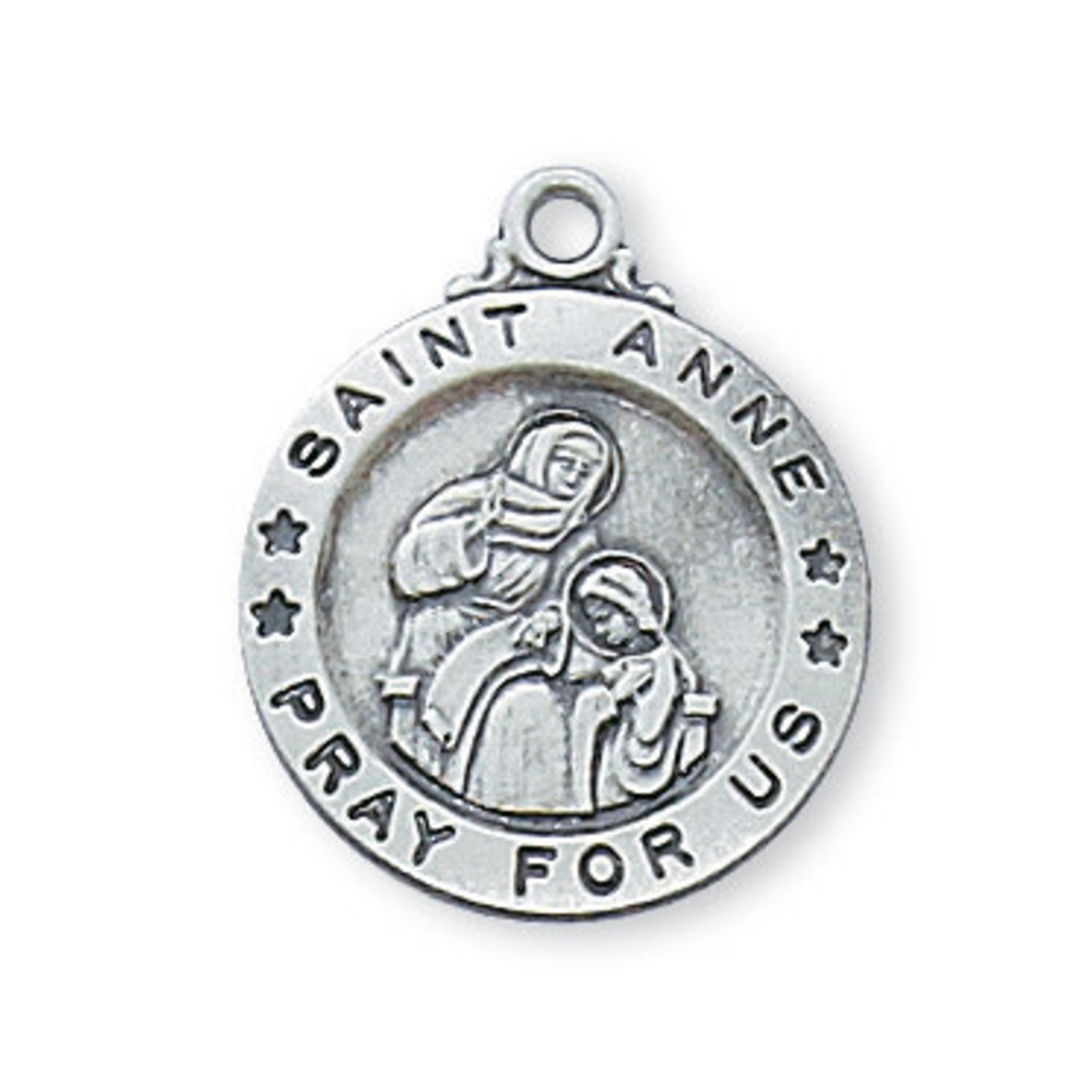Sterling Silver Small St. Anne Medal