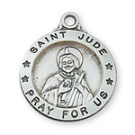 Sterling Silver Small St. Jude Medal