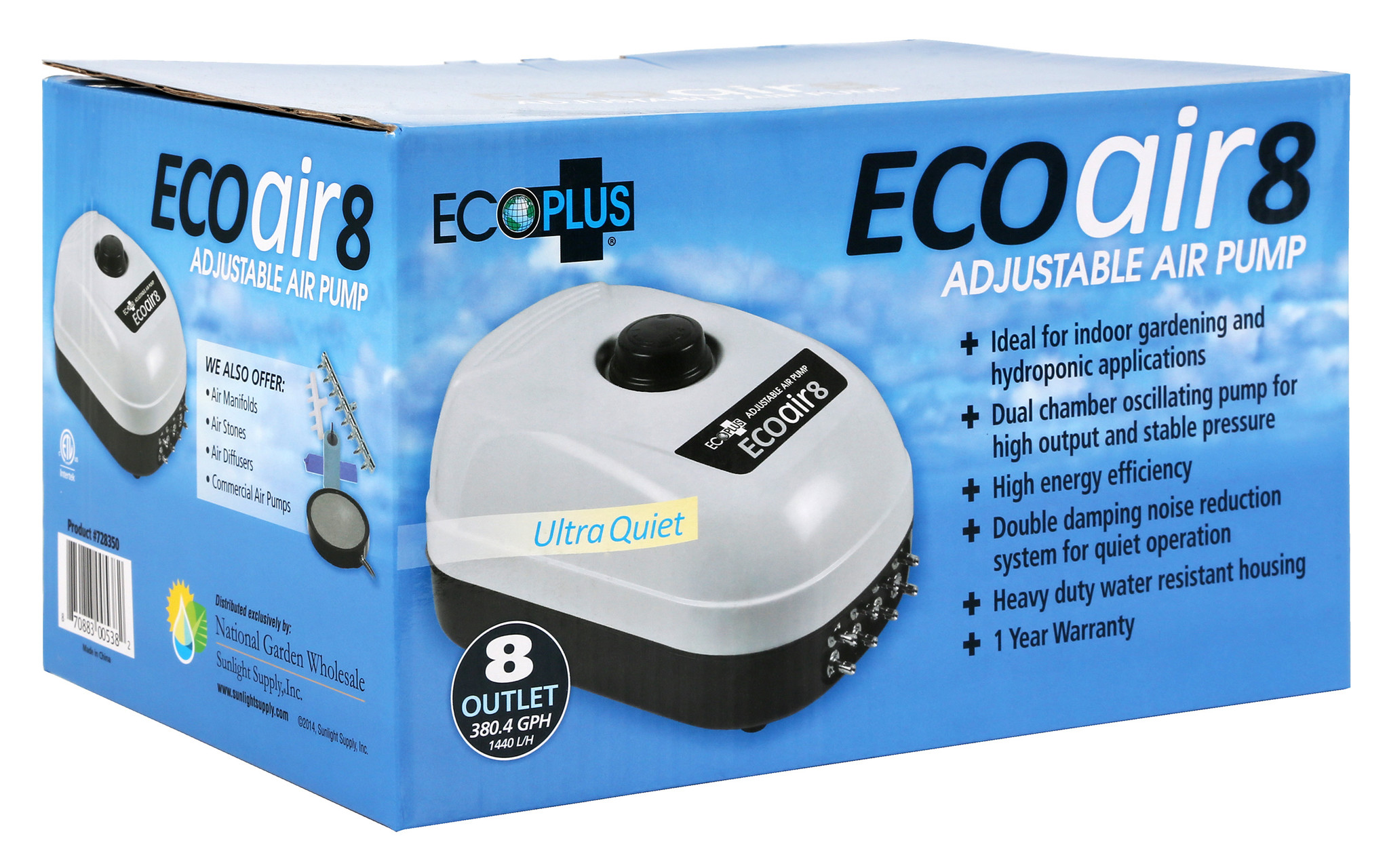 EcoPlus EcoPlus Air Pump Air 8