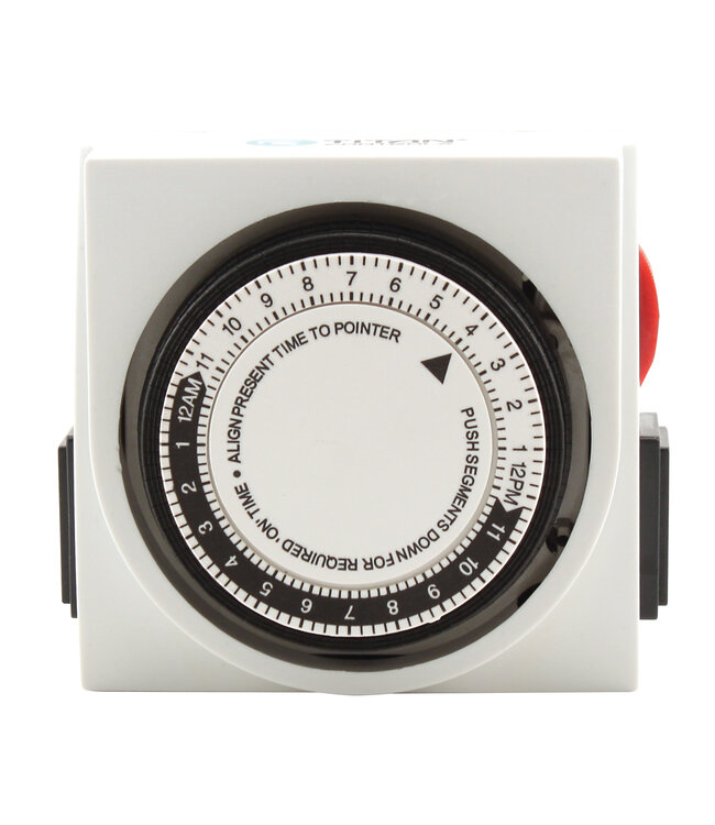 Titan Controls Grow1 120V Dual Outlet Mechanical Timer