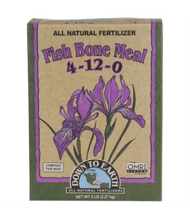 Down To Earth DTE Fish Bone Meal 5 LB