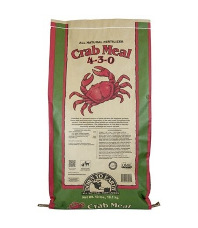 Down To Earth DTE Crab Meal 40lb