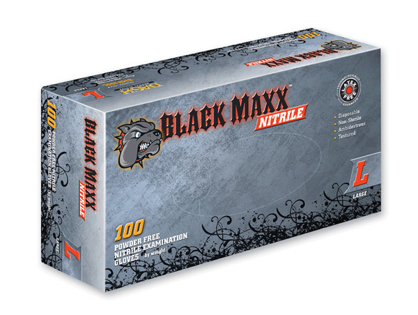 Black Maxx Nitrile Gloves