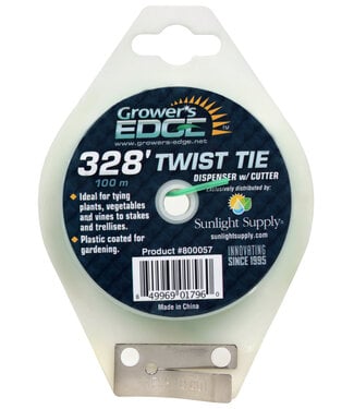 Grower's Edge Grower's Edge Green Twist Tie Dispenser with Cutter