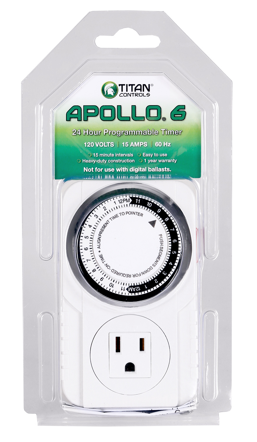 Titan Controls Timer Mechanical Apollo 6