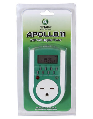 Titan Controls Disc. Timer Digital Apollo 11