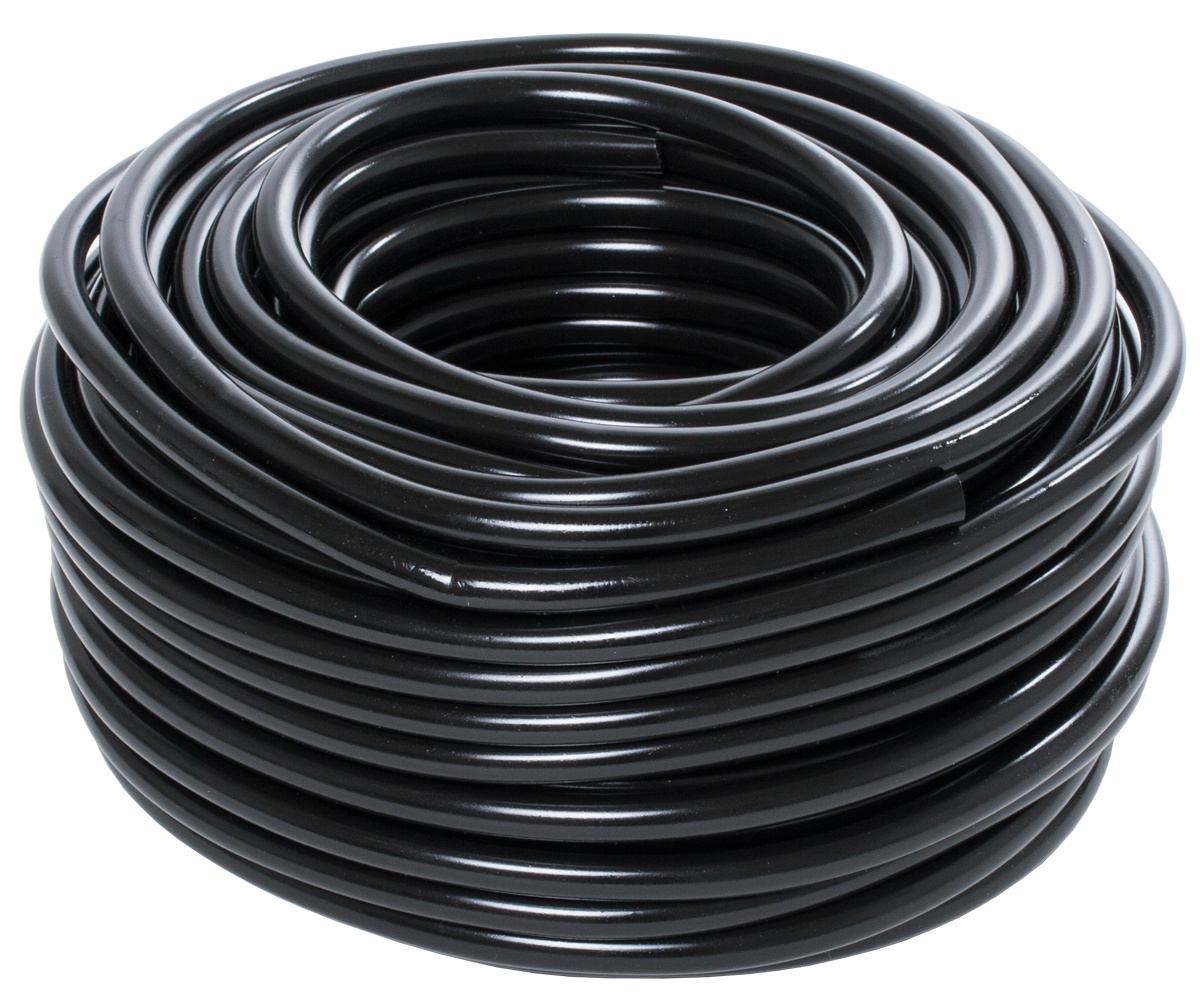Active Aqua Tubing Black 1/4" x 100'