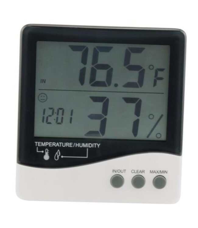 Grower's Edge Grower's Edge Large Display Thermometer / Hygrometer