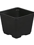 Gro Pro Gro Pro Square Plastic Pot Black 4 in