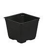 Gro Pro Gro Pro Square Plastic Pot Black 4 in