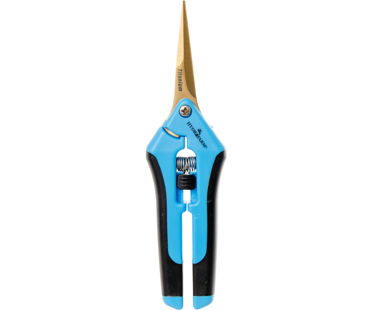 HydroFarm HydroFarm Scissors Curved Titanium