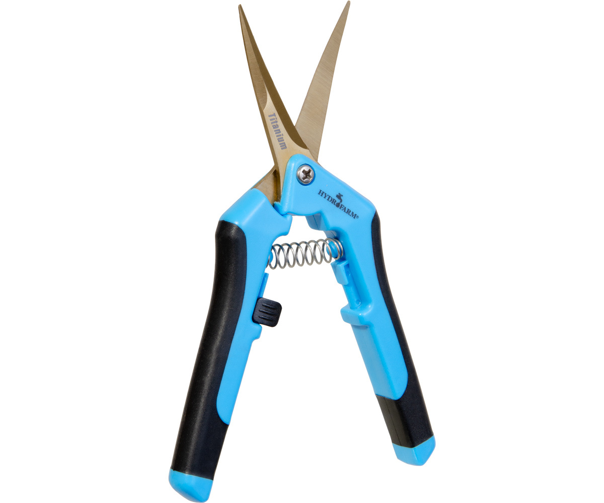 HydroFarm HydroFarm Scissors Curved Titanium