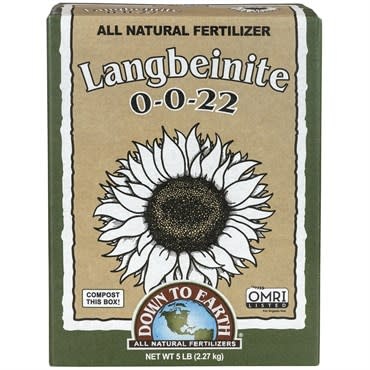 Down To Earth DTE Langbeinite KMag 5 LB