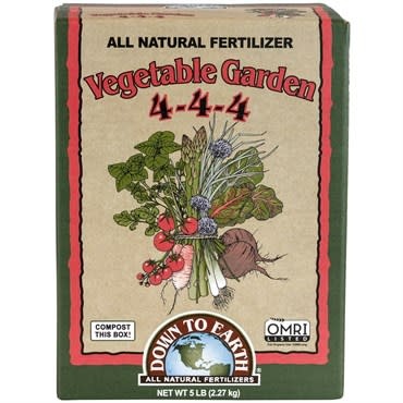 Down To Earth DTE Vegetable Garden 5 LB