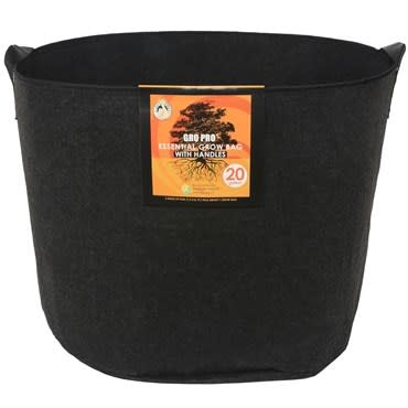 Gro Pro Gro Pro Essential Round Fabric Pots with Handles