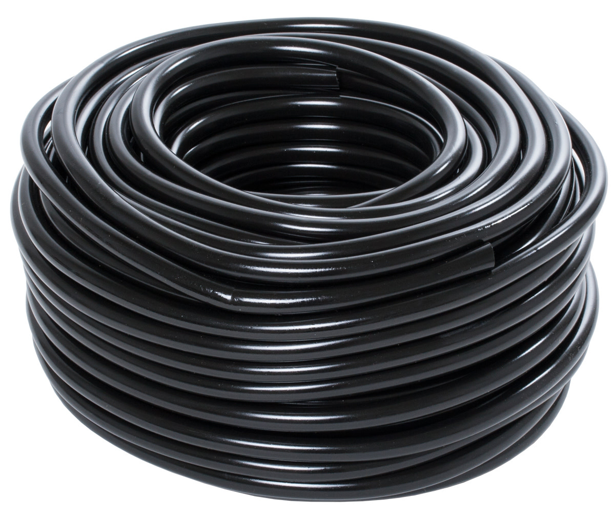 Active Aqua Tubing Black 1/4" x 100'