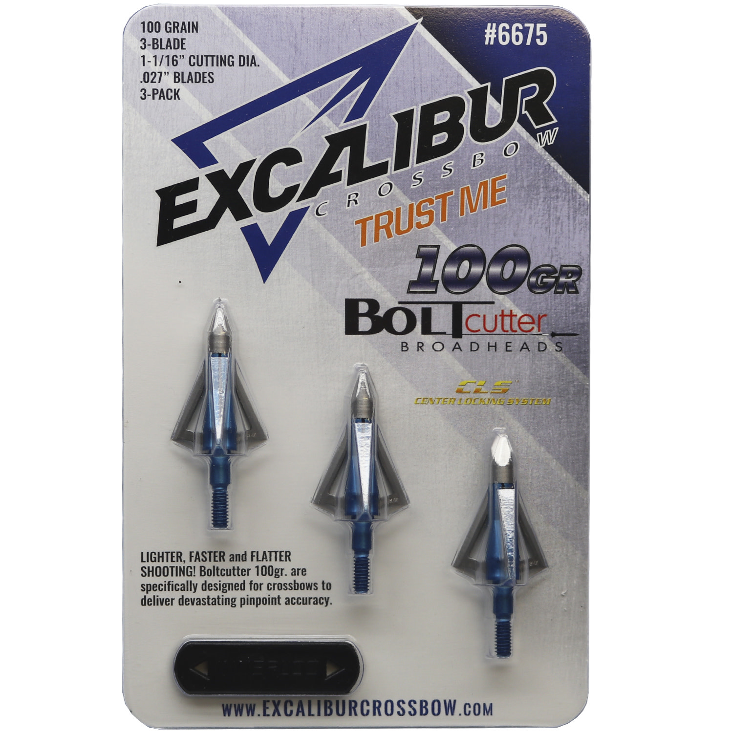 Excalibur Excalibur Boltcutter 125 Gr/3 Pack Cls System Zone Chasse et Pêche / Ecotone Vald'Or