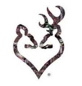 Browning Browning Autocollant Buck-Heart Camo