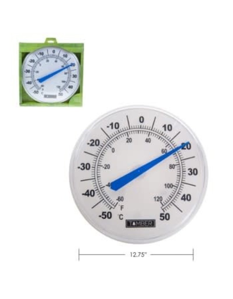Timber Timber Thermometre Blanc