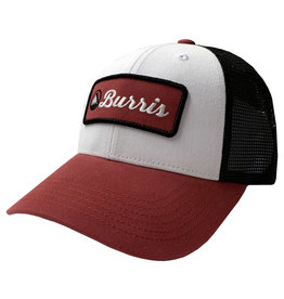 Burris Casquette de Camionneur Rouge et Blanc