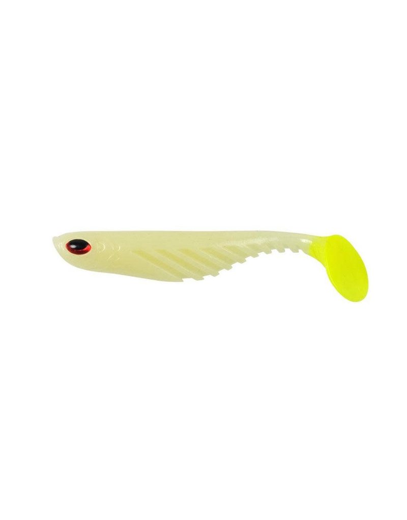 Powerbait Ripple Shad Glow Chartreuse 3.5in