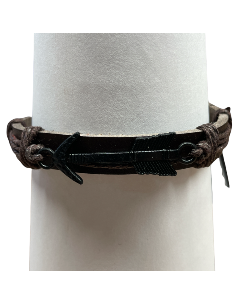 Camo Bijoux Bracelet à Corde Flèche Noire