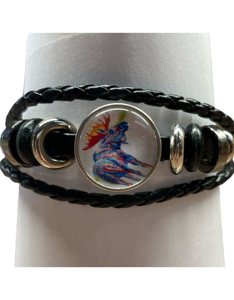 Camo Bijoux Bracelet à Bouton Pression Orignal Multicolore