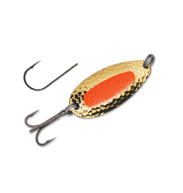 Blue Fox Pixee Spoon 7/8 Gold Plated Fsnt Orange Insert