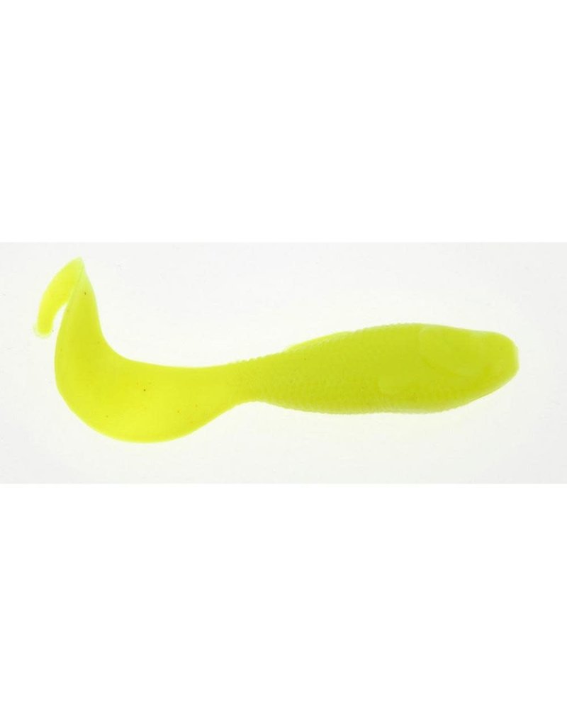 Berkley Gulp Minnow Grub Chartreuse 3in