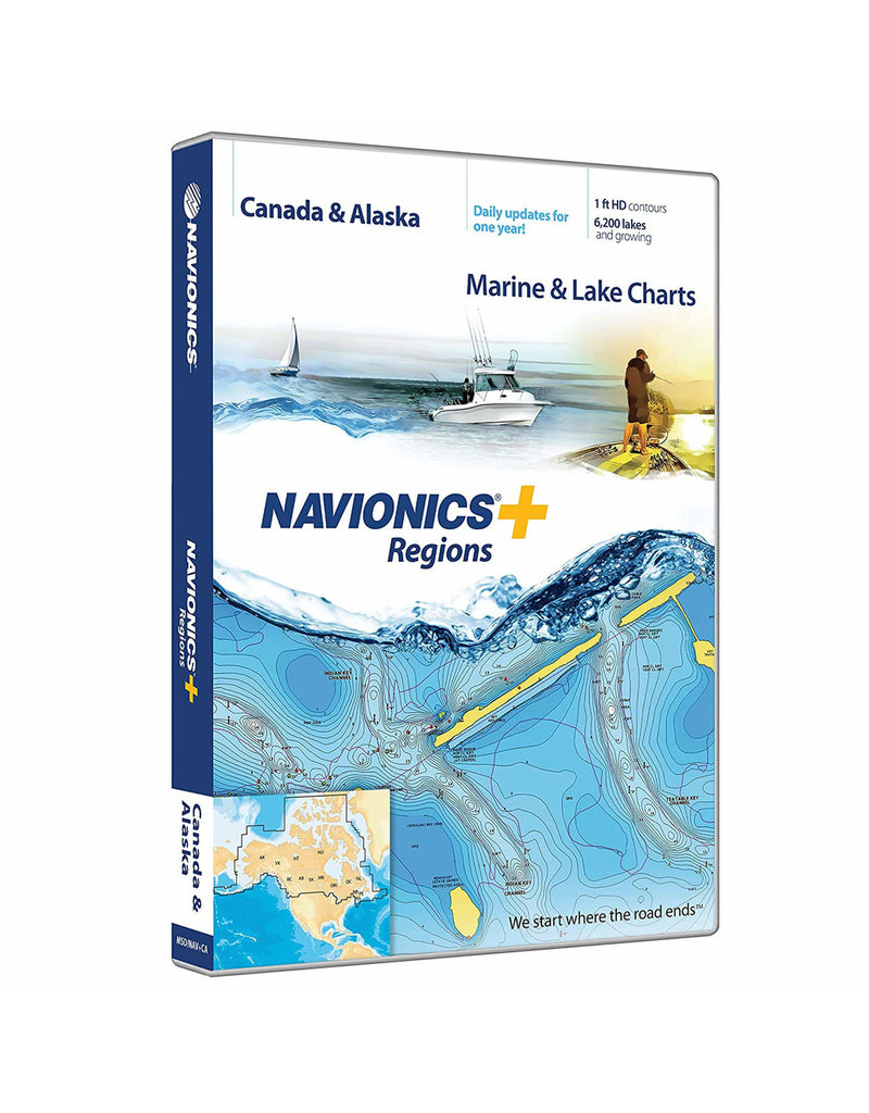 Navionics Navionics Plus Regions Canada Et Alaska