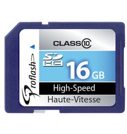 Proflash Carte Memoire Classe 10 Sd-Hc 16 Gb