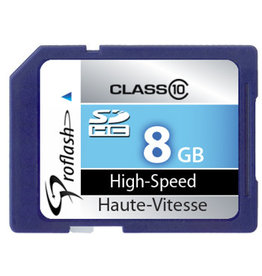 Proflash Carte Memoire Classe 10 Sd-Hc 8 Gb