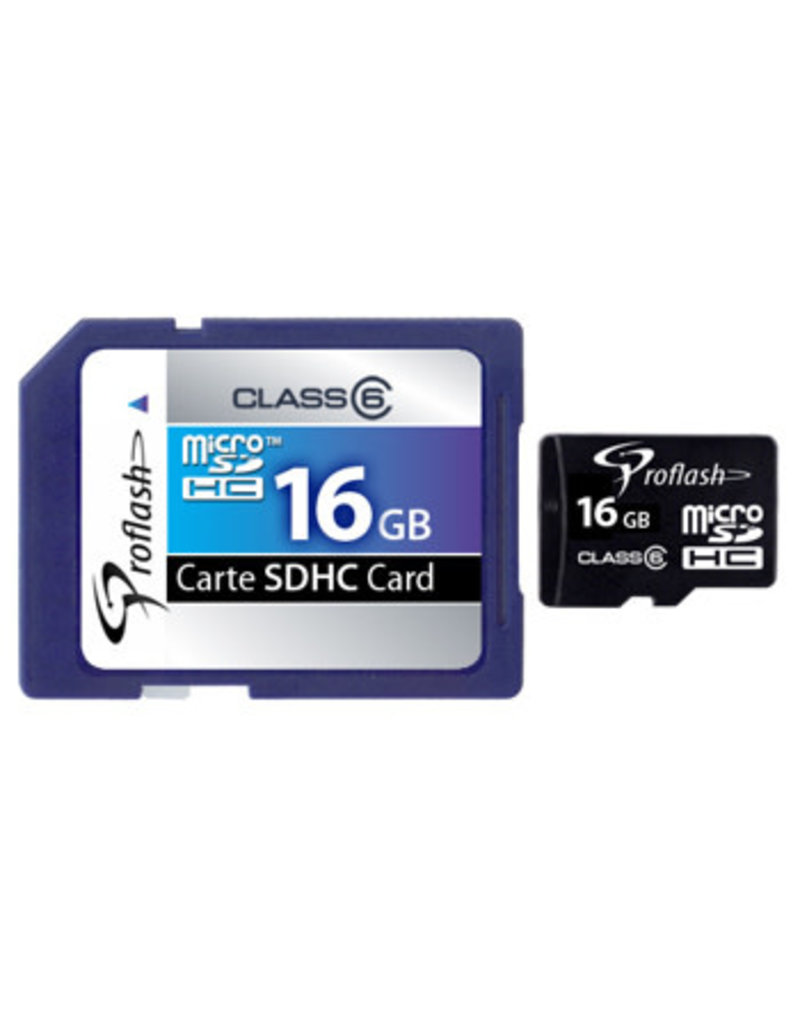Proflash Carte Memoire Classe 6 Micro Sd-Hc 16 Gb